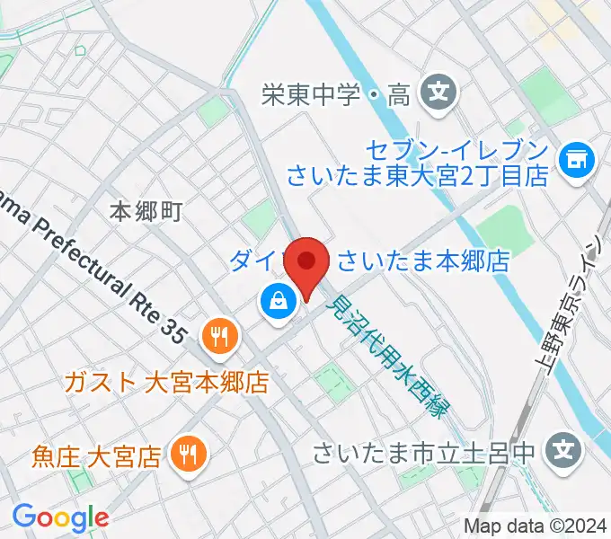 スタジオ・アリアの地図