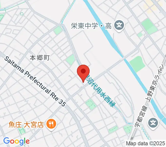 スタジオ・アリアの地図