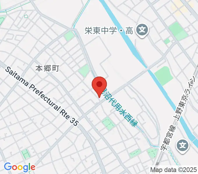 スタジオ・アリアの地図