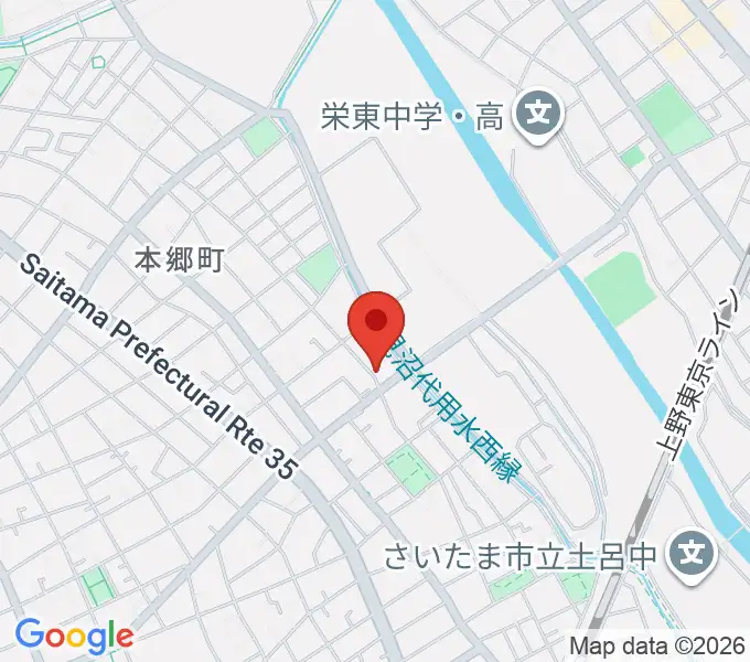 スタジオ・アリアの地図