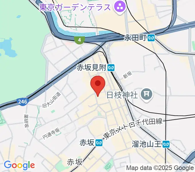 赤坂ノヴェンバーイレブンス パート2の地図