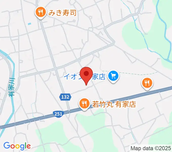 ありえコレジヨホールの地図