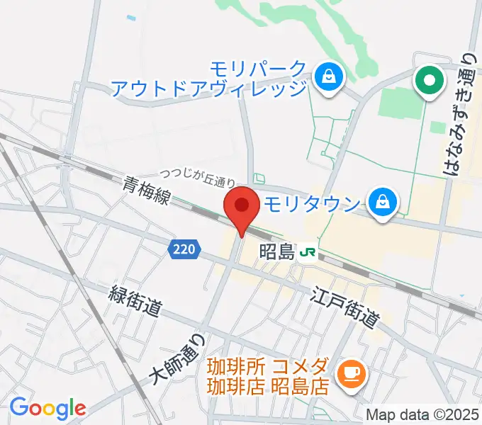 NSボーカル教室の地図