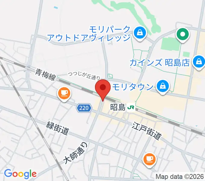 NSボーカル教室の地図