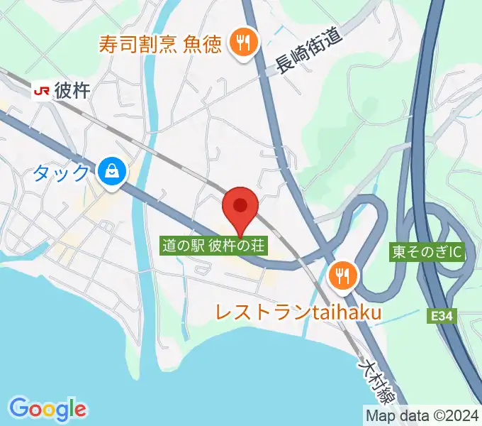 東彼杵町総合会館文化ホールの地図