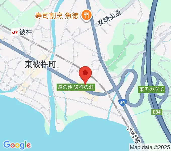 東彼杵町総合会館文化ホールの地図