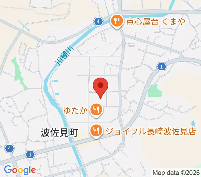 波佐見町総合文化会館 ウェイブホールの地図