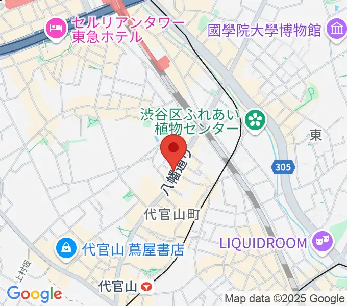 代官山NOMADの地図