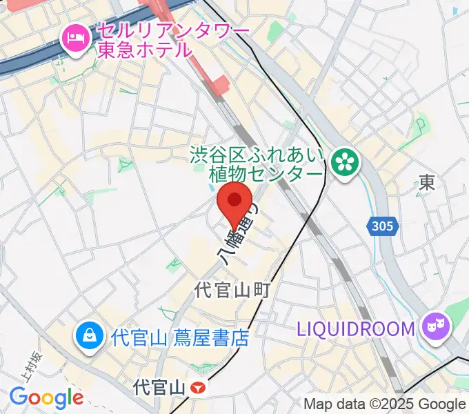 代官山NOMADの地図