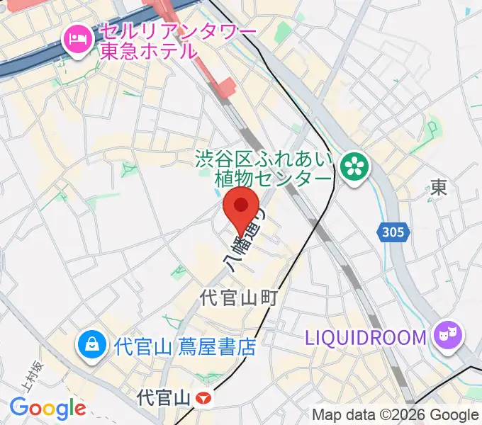 代官山NOMADの地図