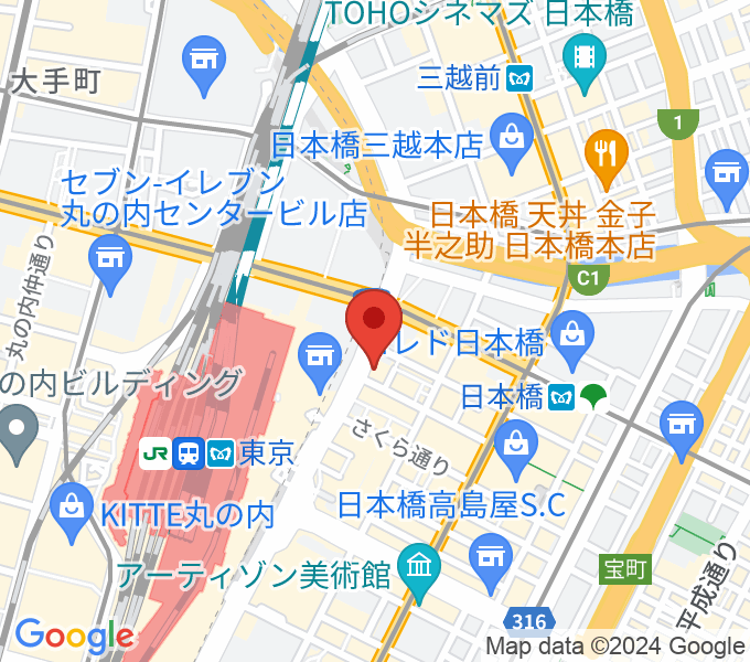 シアーミュージック 東京校の場所