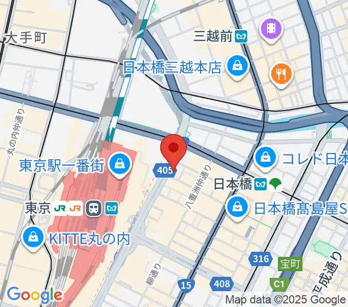 シアーミュージック 東京校の地図