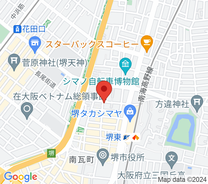 シアーミュージック堺東校の場所