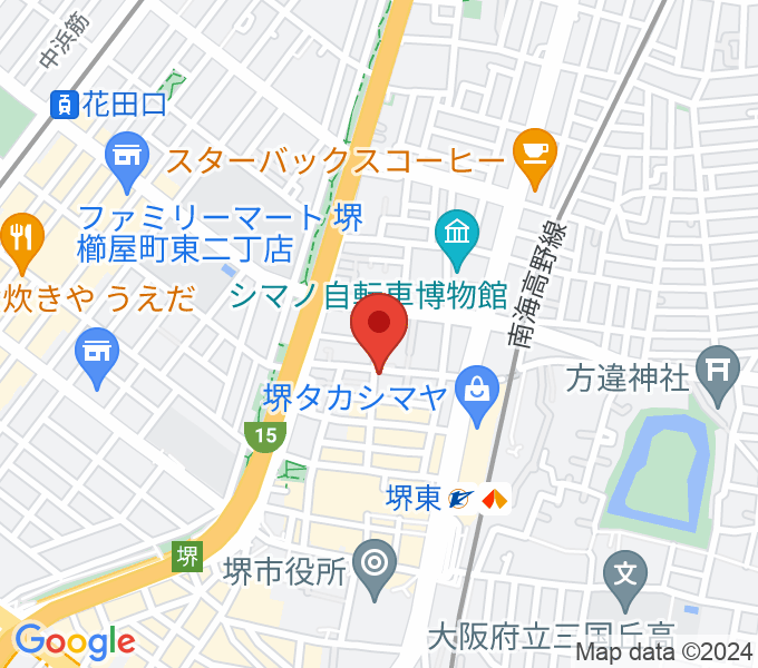 シアーミュージック堺東校の場所
