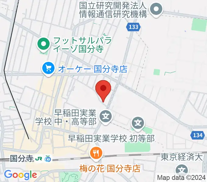 菅原邦楽研究室の地図