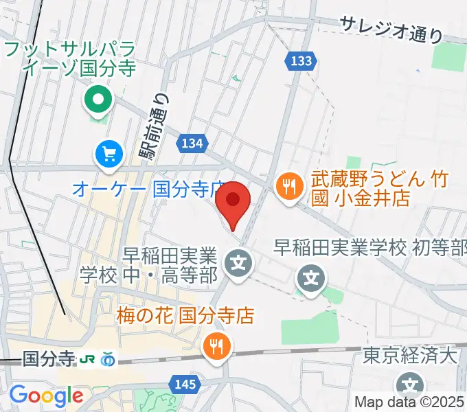 菅原邦楽研究室の地図