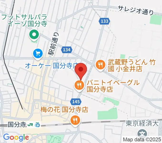 菅原邦楽研究室の地図