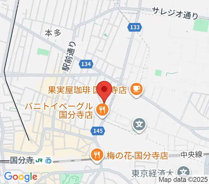 菅原邦楽研究室の地図