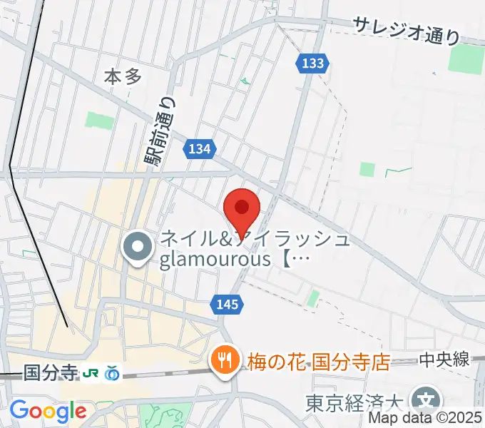 菅原邦楽研究室の地図