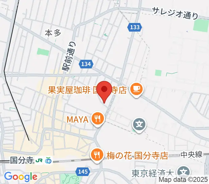 菅原邦楽研究室の地図