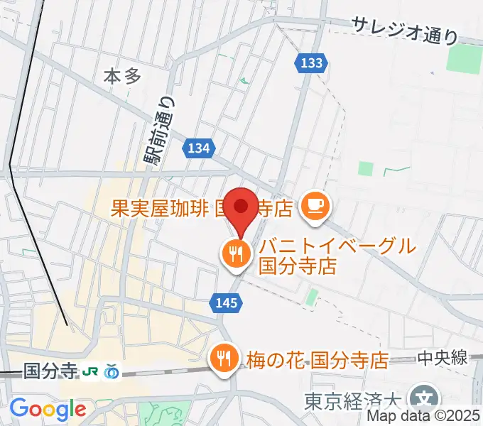 菅原邦楽研究室の地図