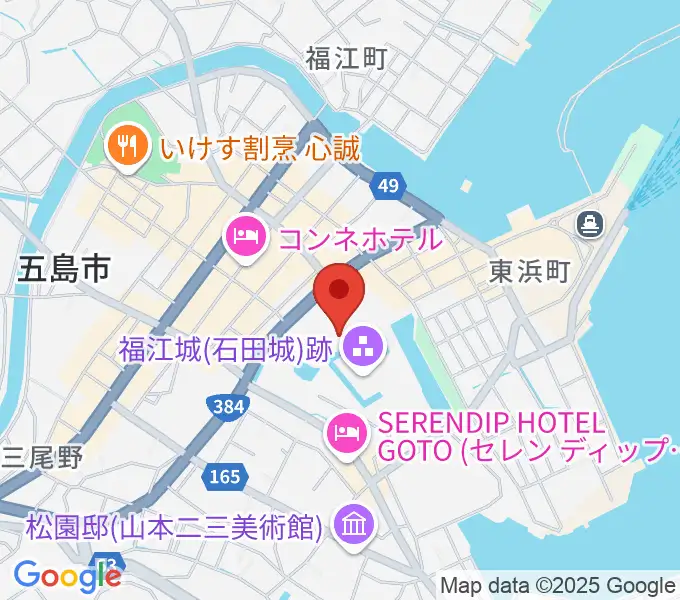 福江文化会館の地図