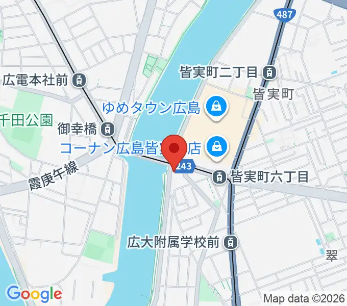 広島BANQUETの地図