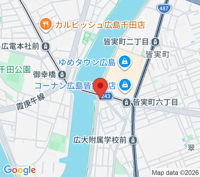 広島BANQUETの地図