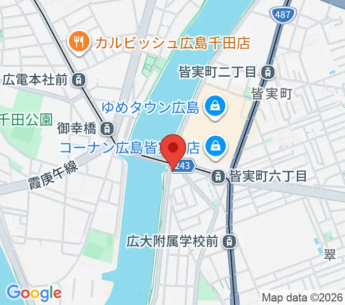 広島BANQUETの地図