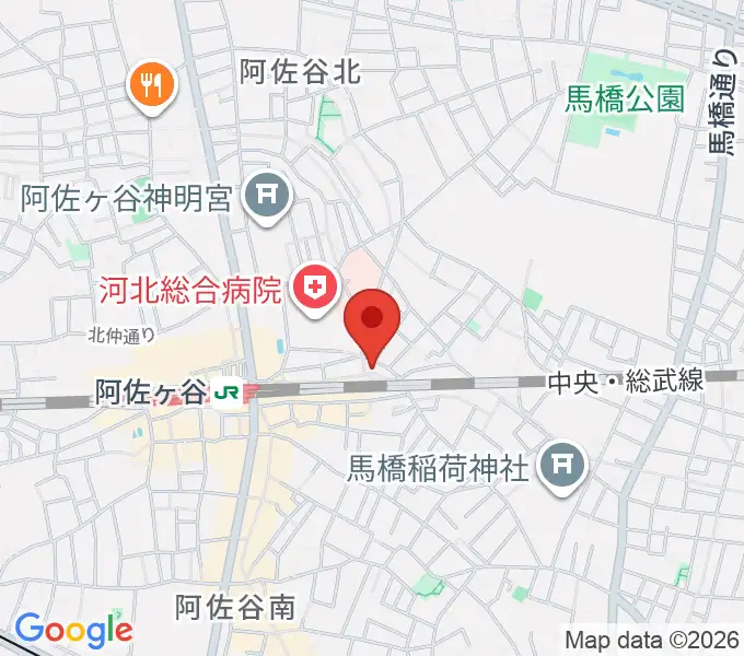 アイネビッテ音楽教室の地図