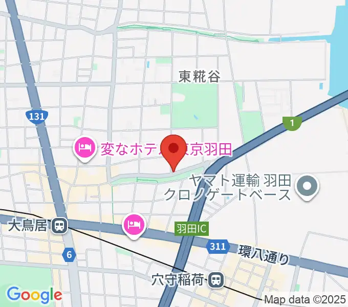 ライブハウスClub EARTHの地図