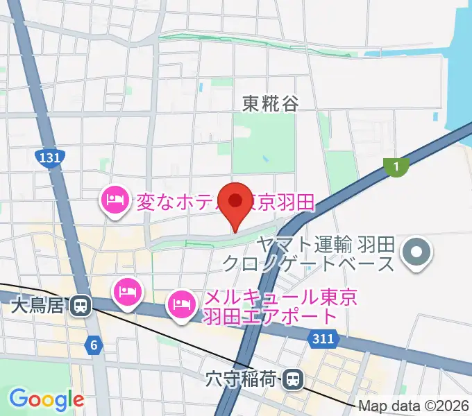 ライブハウスClub EARTHの地図