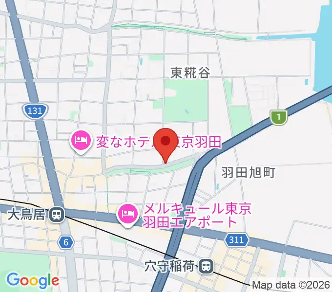 ライブハウスClub EARTHの地図
