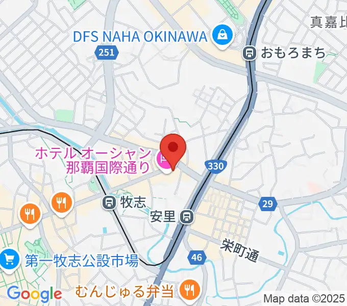 [移転]那覇G-shelter[安里]の地図