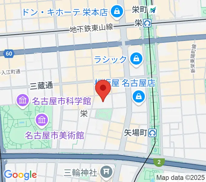 ナディアパーク デザインホールの地図