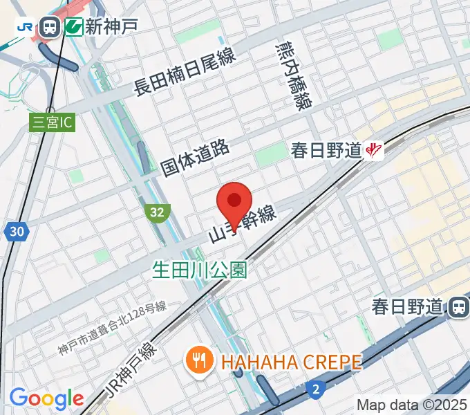 ミサドラム教室・音楽練習室の地図