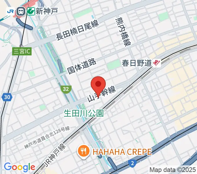 ミサドラム教室・音楽練習室の地図