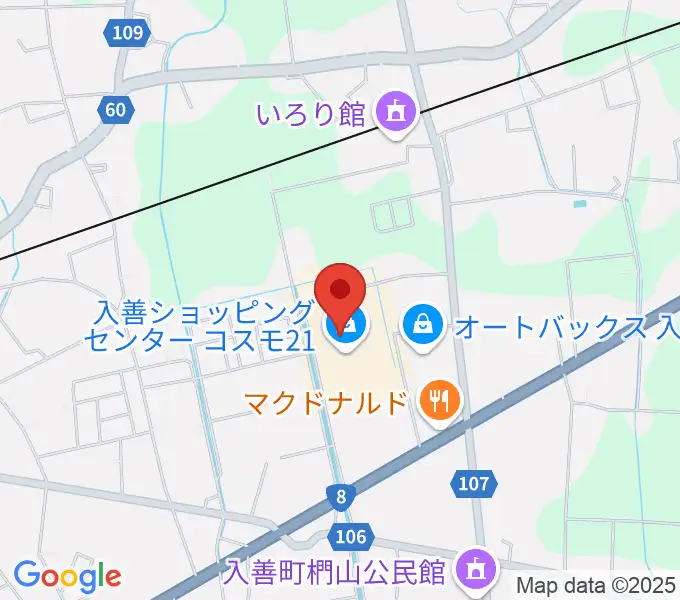 開進堂楽器 MPC入善の地図