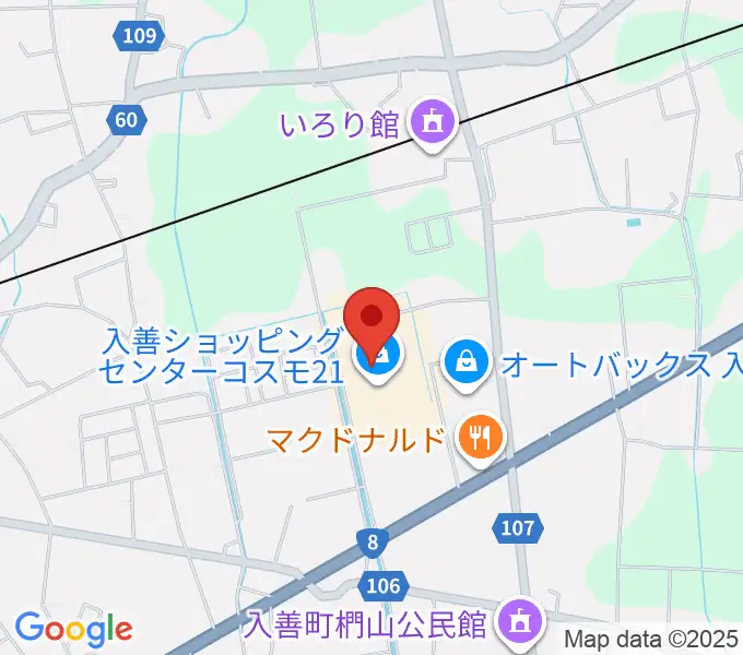 開進堂楽器 MPC入善の地図