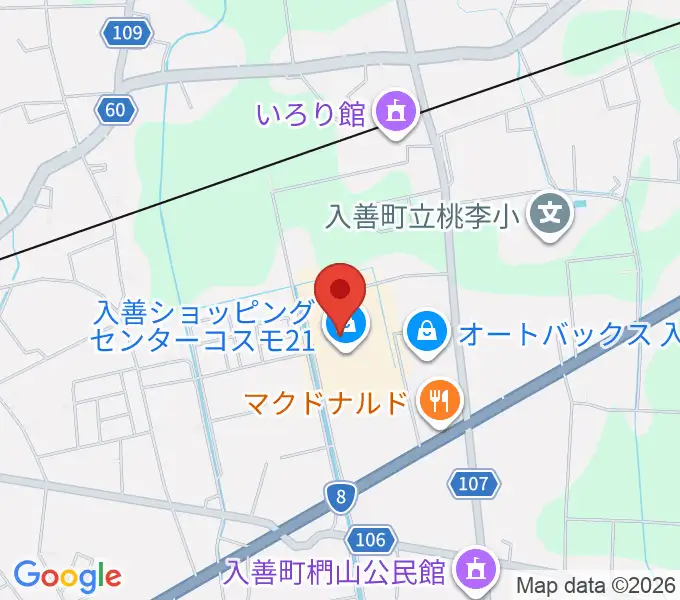 開進堂楽器 MPC入善の地図