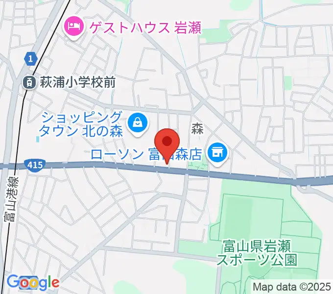 開進堂楽器 MPC北の森の地図
