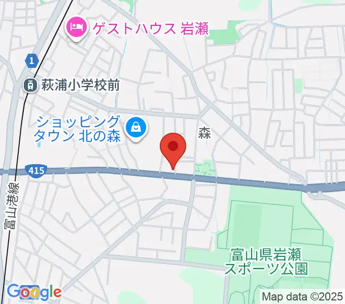 開進堂楽器 MPC北の森の地図