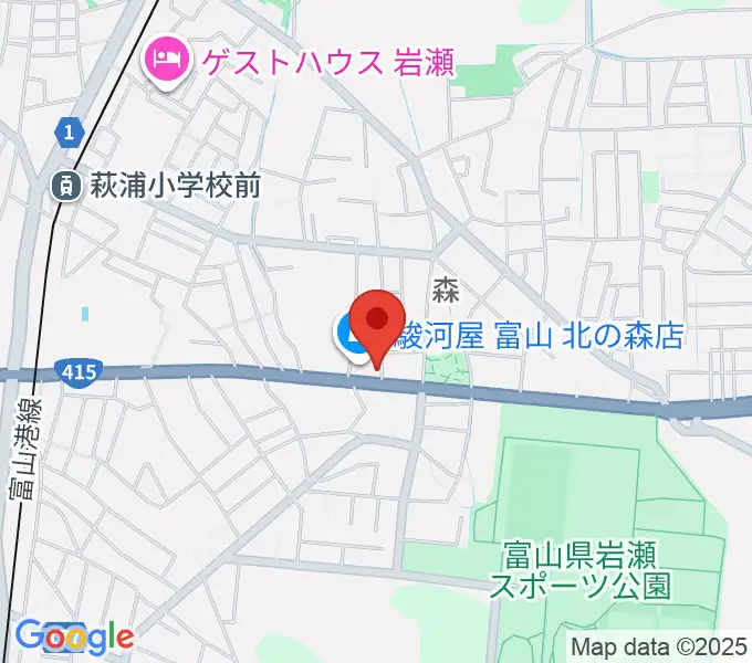 開進堂楽器 MPC北の森の地図