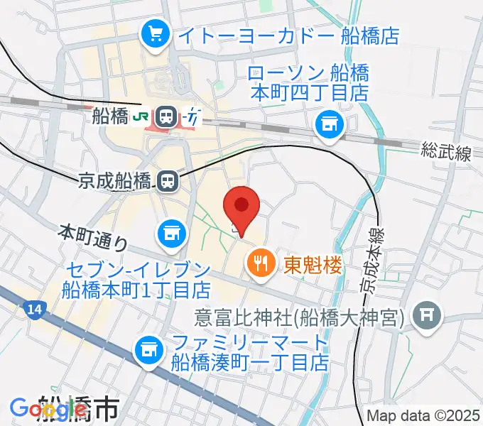 船橋ROOTSの地図