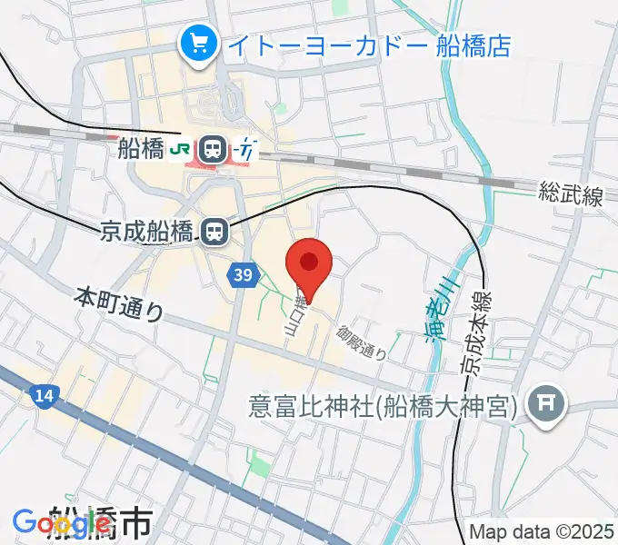 船橋ROOTSの地図