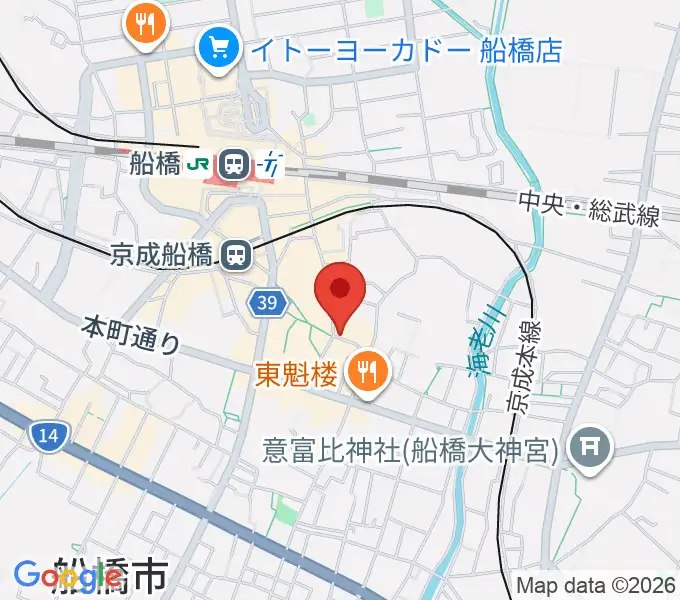 船橋ROOTSの地図