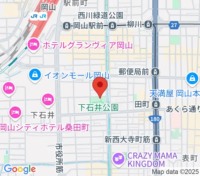 西川アイプラザの地図