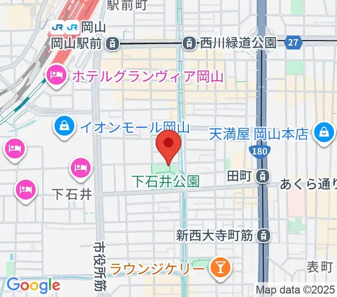 西川アイプラザの地図