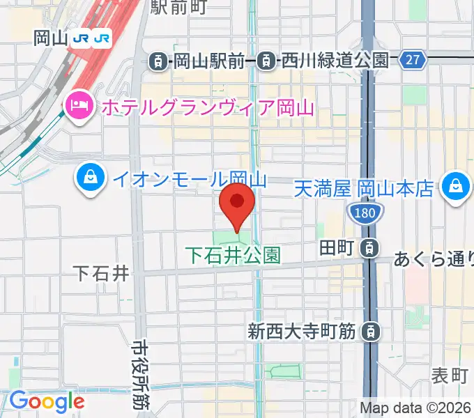 西川アイプラザの地図