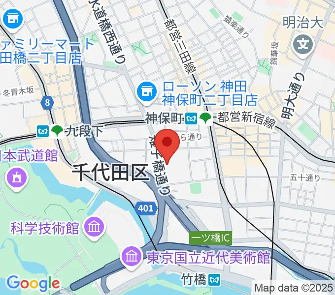日本教育会館 一ツ橋ホールの地図